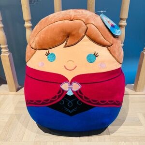 Squishmallows - Frozen Anna Plush Doll, 14", Brand New with Tags!
